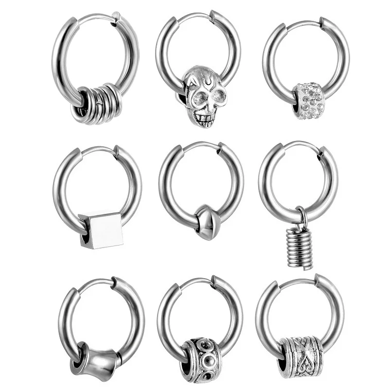 2PC/Set Stainless Steel Small Hoop Earrings for Women Men Round Circle Silver Earring Punk Helix Piercing Hip Hop Jewelry 12mm
2PC/Set Stainless Steel Small Hoop Earrings for Women Men Round Circle Silver Earring Punk Helix Piercing Hip Hop Jewelry 12mm