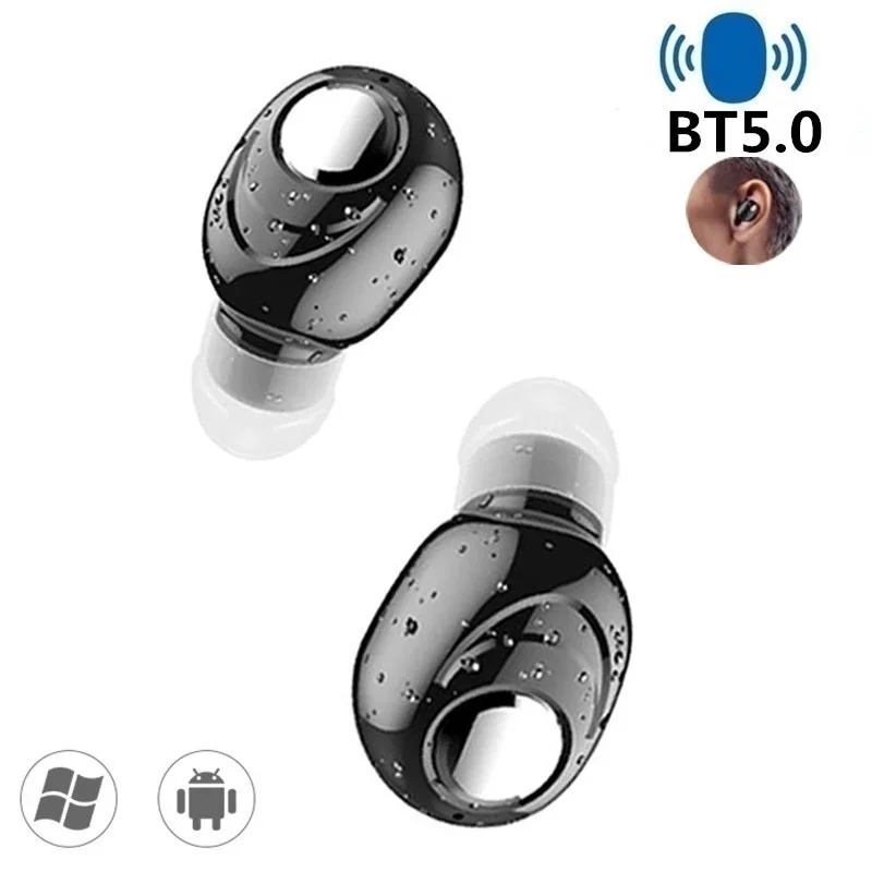 Mini In-Ear 5.0 Bluetooth Earphone HiFi Wireless Headset With Mic Sports Earbuds Handsfree Stereo Sound Earphones For All Phones
Mini In-Ear 5.0 Bluetooth Earphone HiFi Wireless Headset With Mic Sports Earbuds Handsfree Stereo Sound Earphones For All Phones