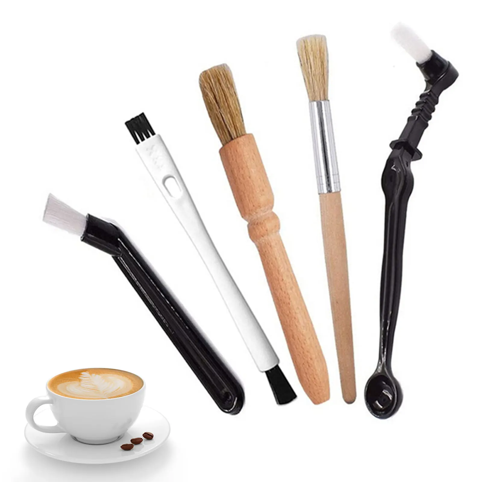 5PCS Cleaning Brush Espresso Coffee Machine Cleaning Set Coffee Grinder Brush Coffee Profession Grime Cleaning Brush
5PCS Cleaning Brush Espresso Coffee Machine Cleaning Set Coffee Grinder Brush Coffee Profession Grime Cleaning Brush