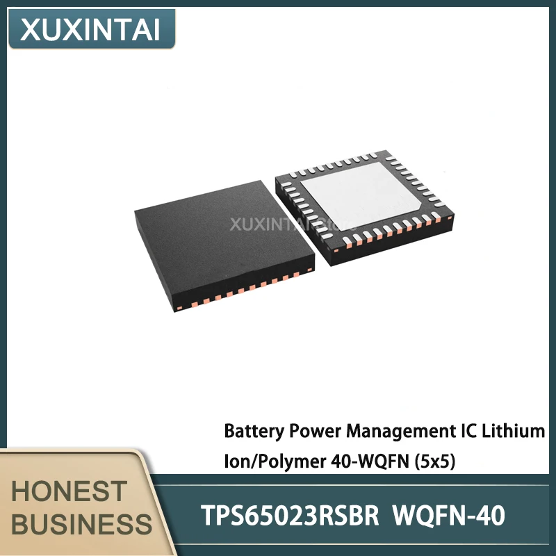 10Pcs/Lot TPS65023RSBR TPS65023 Battery Power Management IC Lithium Ion/Polymer 40-WQFN (5x5) 
10Pcs/Lot TPS65023RSBR TPS65023 Battery Power Management IC Lithium Ion/Polymer 40-WQFN (5x5)