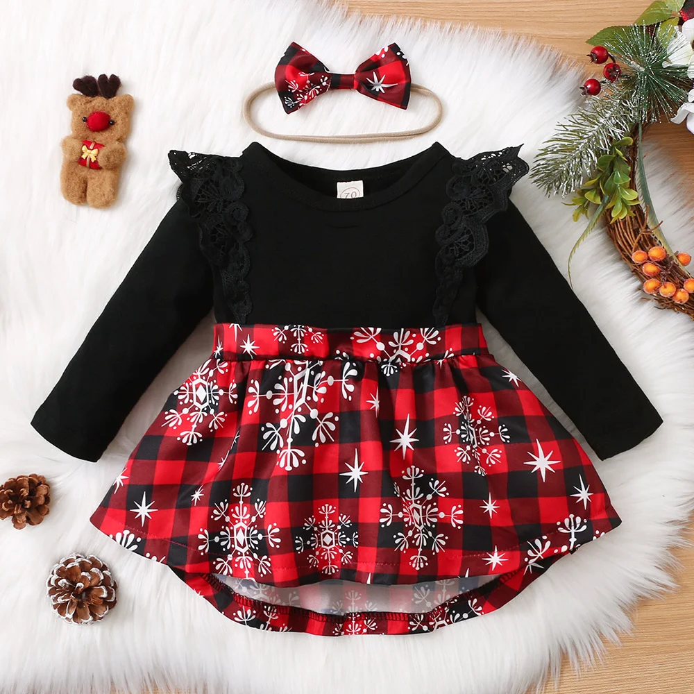 LAPA 0-12M 3pcs First Toddler Romper Christmas Dress Outfit Baby Girl Clothes Newborn Infant Xmas Children Fashion Costumes
LAPA 0-12M 3pcs First Toddler Romper Christmas Dress Outfit Baby Girl Clothes Newborn Infant Xmas Children Fashion Costumes