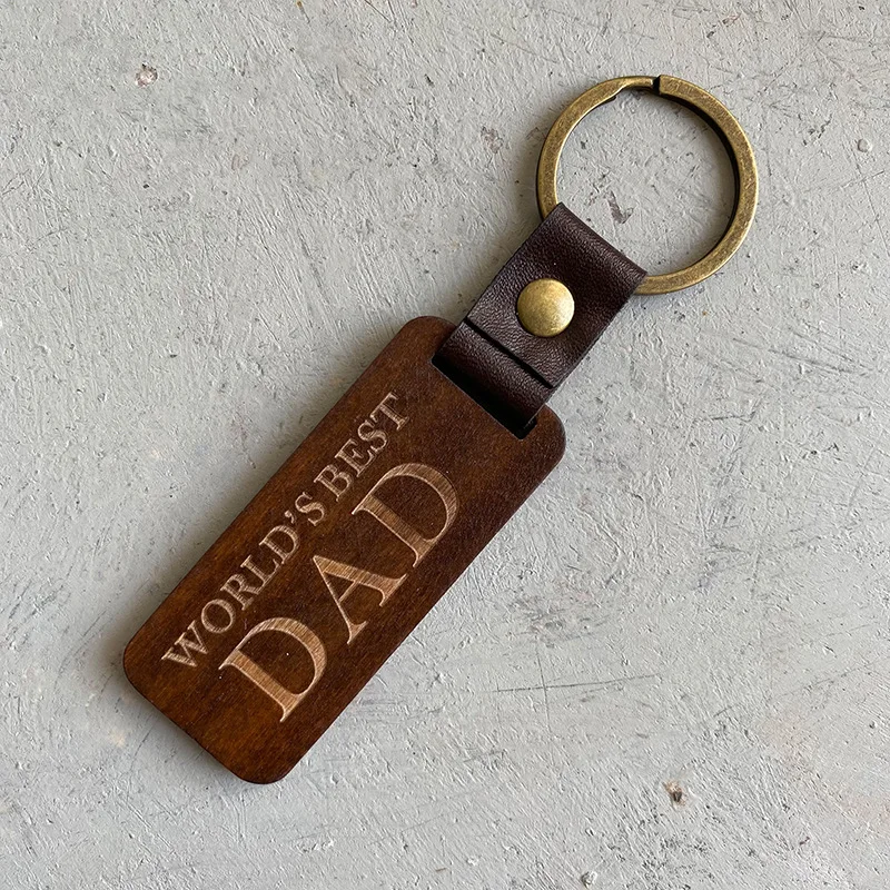 Dad Mom Lettering Wood Keyring For Men Women Fashion Wooden Chip Keychain PU Leather Creative Car Keychain For Gifts Wholesale
Dad Mom Lettering Wood Keyring For Men Women Fashion Wooden Chip Keychain PU Leather Creative Car Keychain For Gifts Wholesale