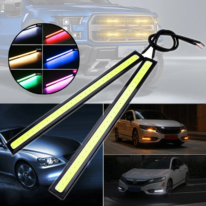 100pcs Super Bright 17CM LED COB Fog Bulb Car DRL LED Strip Daytime Running Light bar 12V 6500K Auto Interior Styling Lamp
100pcs Super Bright 17CM LED COB Fog Bulb Car DRL LED Strip Daytime Running Light bar 12V 6500K Auto Interior Styling Lamp