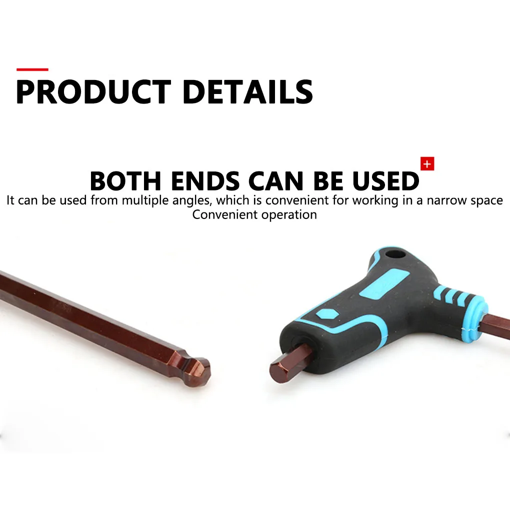 Hex Wrench Set T-handle Hex Key Motorcycle Hexagon Tool Adapter Screwdriver Flat Ball Torx Universal Quick Spanner 2mm
Hex Wrench Set T-handle Hex Key Motorcycle Hexagon Tool Adapter Screwdriver Flat Ball Torx Universal Quick Spanner 2mm