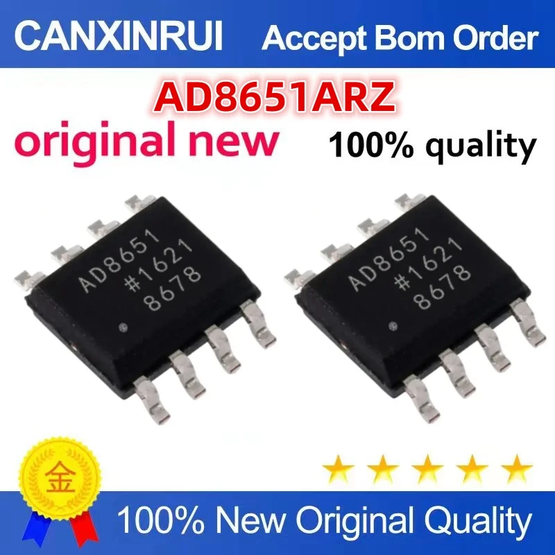 Оригинальные новые 100% Качественные электронные компоненты AD8651ARZ, интегральные схемы чипа
Оригинальные новые 100% Качественные электронные компоненты AD8651ARZ, интегральные схемы чипа