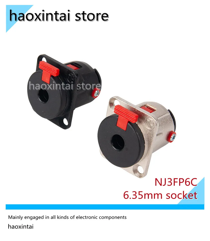 1pcs 6.35mm socket NJ3FP6C Swiss Newtrek stereo three-core microphone female head lock
1pcs 6.35mm socket NJ3FP6C Swiss Newtrek stereo three-core microphone female head lock
