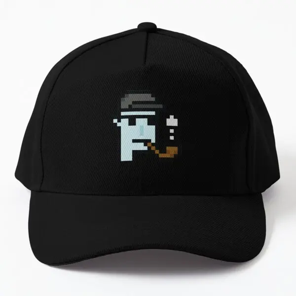 Crypto Punks Nft 8704 Cryptopunks Nftar Baseball Cap Hat Fish Hip Hop Bonnet Czapka Boys Black Casual Casquette Sport Snapback