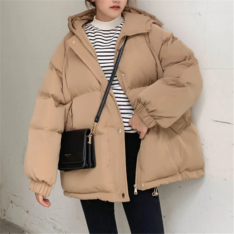 Aelegantmis Women Thicken Warm Parka Coat Loose Oversized Women's Winter Bread Coat Hooded Outwear Padded Woman Parkas Jackets
Aelegantmis Women Thicken Warm Parka Coat Loose Oversized Women's Winter Bread Coat Hooded Outwear Padded Woman Parkas Jackets