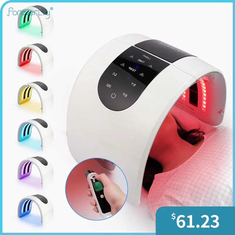 Foreverlily 7 Colors PDT LED Photodynamic Therapy Heating Beauty Device LED Facial Mask Acne Removal Anti Wrinkle Lighten Spots
Foreverlily 7 Colors PDT LED Photodynamic Therapy Heating Beauty Device LED Facial Mask Acne Removal Anti Wrinkle Lighten Spots