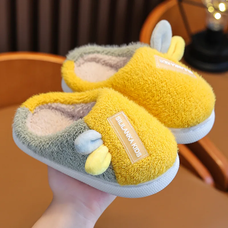 Children Winter Home Slippers Cute Rabbit Ears Girls Indoor Warm Slides Low Price 2024 Non-slip Kid Slippers
Children Winter Home Slippers Cute Rabbit Ears Girls Indoor Warm Slides Low Price 2024 Non-slip Kid Slippers