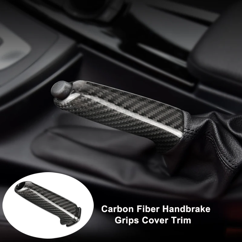 Real Carbon Fiber For BMW E60 E90 E46 F10 F20 F30 E92 E39 F34 Accessories Carbon Fiber Car Handbrake Grips Cover Interior Trim
Real Carbon Fiber For BMW E60 E90 E46 F10 F20 F30 E92 E39 F34 Accessories Carbon Fiber Car Handbrake Grips Cover Interior Trim