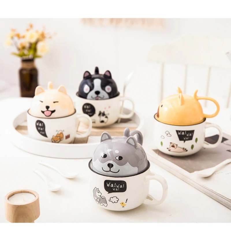 New 350ml Kawaii Shiba Inu Mug Cute Cartoon Ceramics Mug with Lid and Spoon Coffee Milk Tea Mugs Breakfast Cups Drinkware Gifts
New 350ml Kawaii Shiba Inu Mug Cute Cartoon Ceramics Mug with Lid and Spoon Coffee Milk Tea Mugs Breakfast Cups Drinkware Gifts