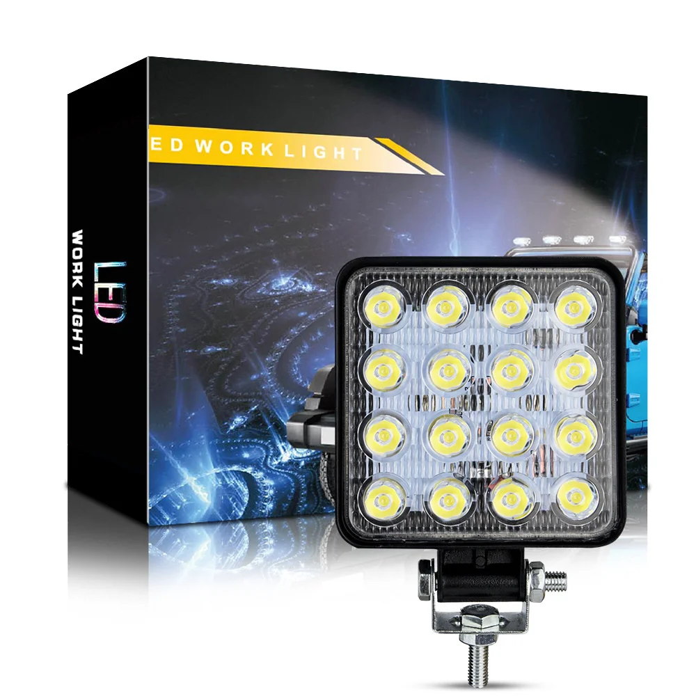 12Pcs/lot Mini Offroad LED Lamp 48W Square Spot Light LED Work Light Fog Lighting Exterior for Boat SUV Truck ATV 4x4 Spotlight
12Pcs/lot Mini Offroad LED Lamp 48W Square Spot Light LED Work Light Fog Lighting Exterior for Boat SUV Truck ATV 4x4 Spotlight