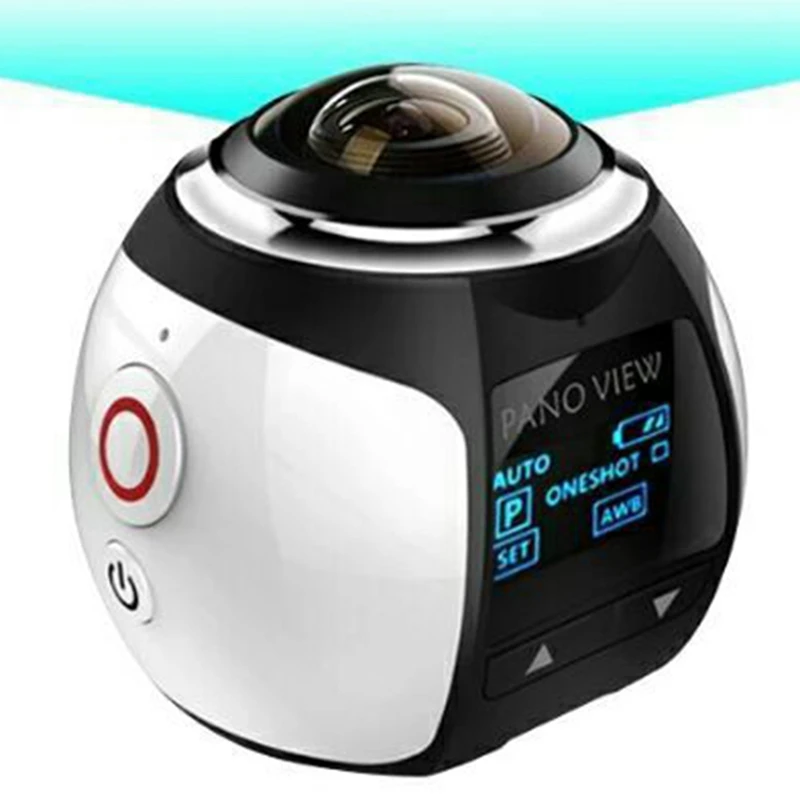 V1 панорамная камера 360 градусов 4K Дайвинг Водонепроницаемая Спортивная DV WIFI VR Виртуальная реальность камера (белая)
V1 панорамная камера 360 градусов 4K Дайвинг Водонепроницаемая Спортивная DV WIFI VR Виртуальная реальность камера (белая)