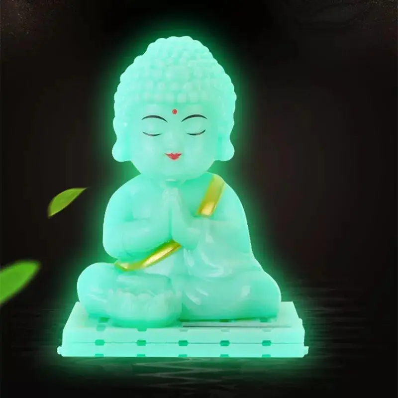Solar Nodding Buddha Statue Mascot Home Car Interior Decoration Lucky Tathagata Feng Shui Crafts Decorative 
Solar Nodding Buddha Statue Mascot Home Car Interior Decoration Lucky Tathagata Feng Shui Crafts Decorative