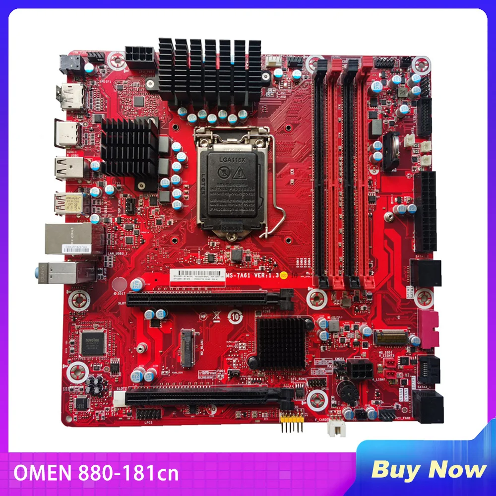 For HP OMEN 880-181cn Desktop Motherboard MS-7A61 L02051-001 L02051-601 Z370 Perfect Test
For HP OMEN 880-181cn Desktop Motherboard MS-7A61 L02051-001 L02051-601 Z370 Perfect Test
