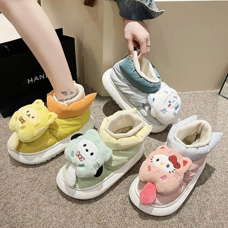Kawaii Sanrioed Anime Cartoon Hello Kitty Series Purin Cinnamoroll Warm Plush Cotton Padded Shoes Baby Boy Girl Festival Gift
Kawaii Sanrioed Anime Cartoon Hello Kitty Series Purin Cinnamoroll Warm Plush Cotton Padded Shoes Baby Boy Girl Festival Gift