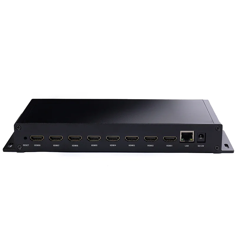 8-канальный внутренний кодировщик H.264 HDMI для записи видео, поддержка SRT RTMP
8-канальный внутренний кодировщик H.264 HDMI для записи видео, поддержка SRT RTMP