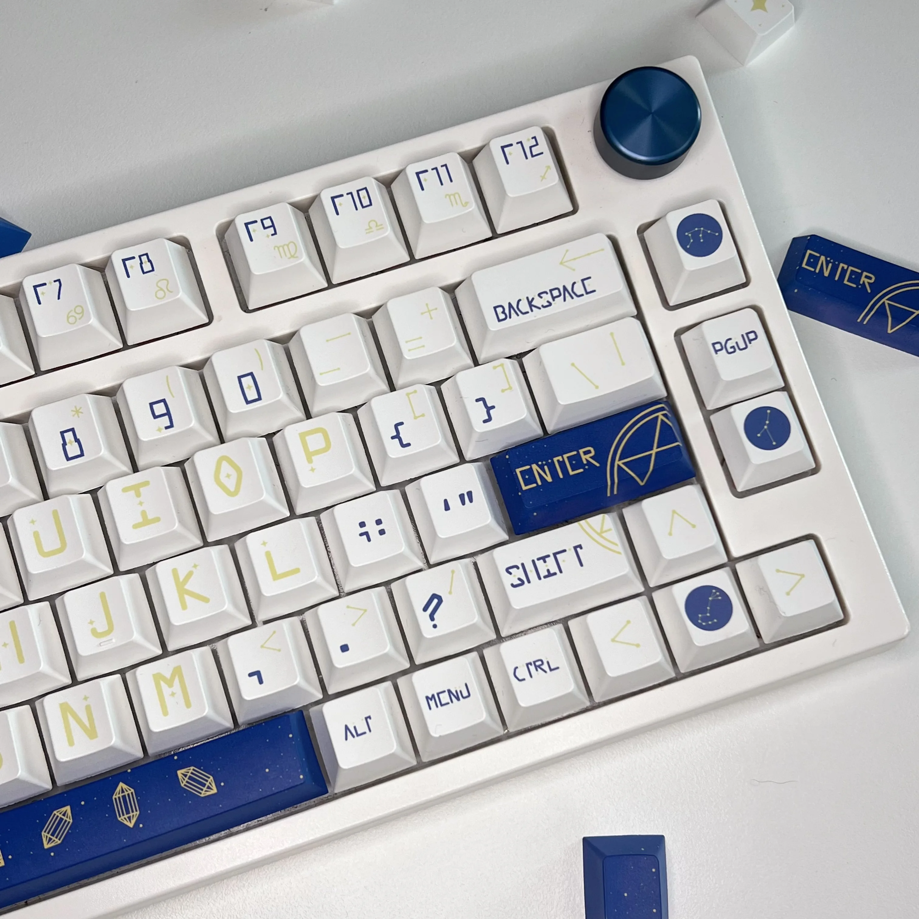 GMK Constellation Key cap 132Keys Dye Sublimation Cherry Profile Keycaps for Mechanical Keyboard Custom Personality Key caps
GMK Constellation Key cap 132Keys Dye Sublimation Cherry Profile Keycaps for Mechanical Keyboard Custom Personality Key caps
