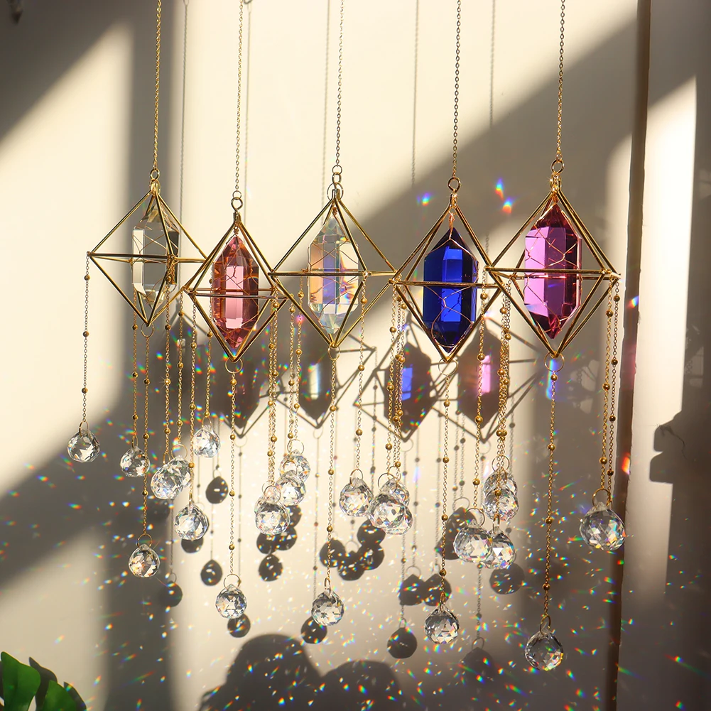 Crystal Wind Chime Prism Dream Catchers Windbell Hanging Ornament Home Room Garden Wall Window Door Decoration Windchime
Crystal Wind Chime Prism Dream Catchers Windbell Hanging Ornament Home Room Garden Wall Window Door Decoration Windchime