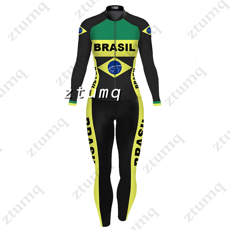 Female Cycling Jumpsuit Long Suit Triathlon Coverall Autumn Bicycle Jersey Clothing Bike Riding MTB Sportwear Skinsuit Outfit
Female Cycling Jumpsuit Long Suit Triathlon Coverall Autumn Bicycle Jersey Clothing Bike Riding MTB Sportwear Skinsuit Outfit
