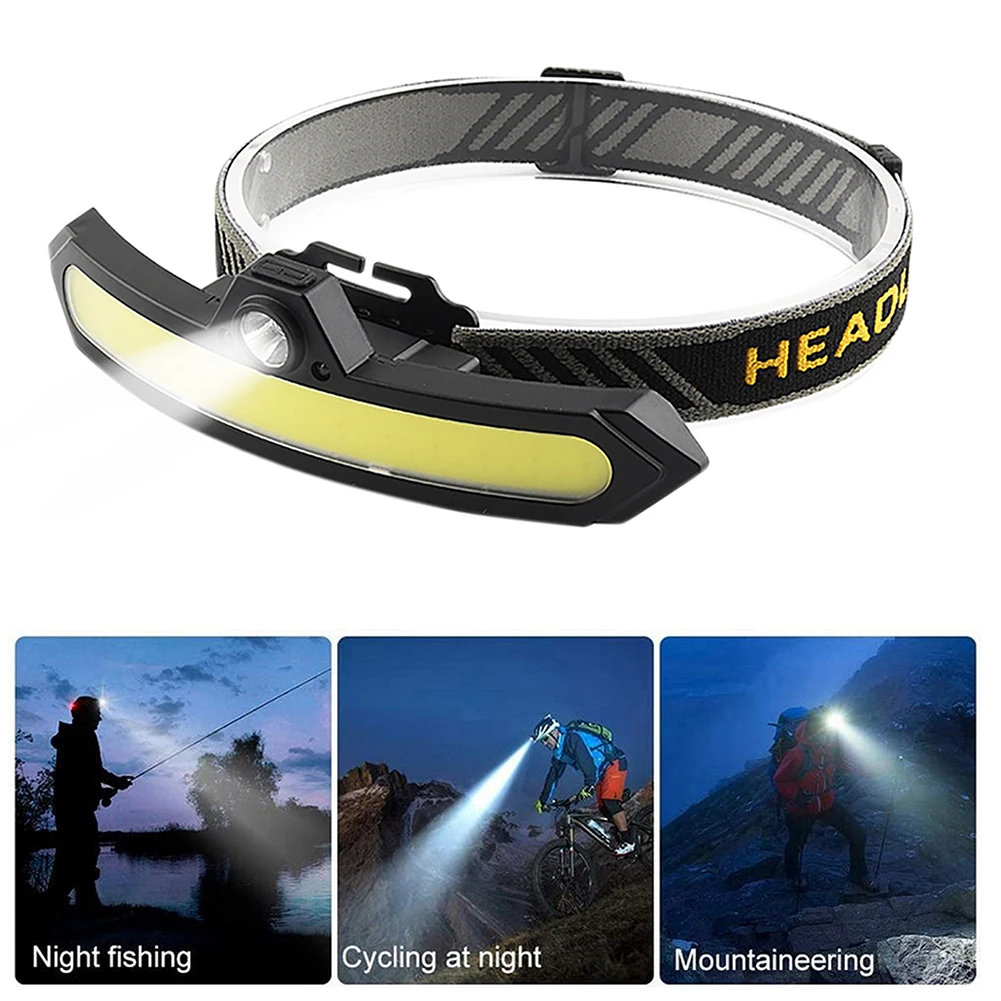 800LM Induction Headlamps Red Light Warning USB Sensing Head Light 6-speed 1200mAH Lithium Battery Waterproof for Outdoor Hiking 
800LM Induction Headlamps Red Light Warning USB Sensing Head Light 6-speed 1200mAH Lithium Battery Waterproof for Outdoor Hiking