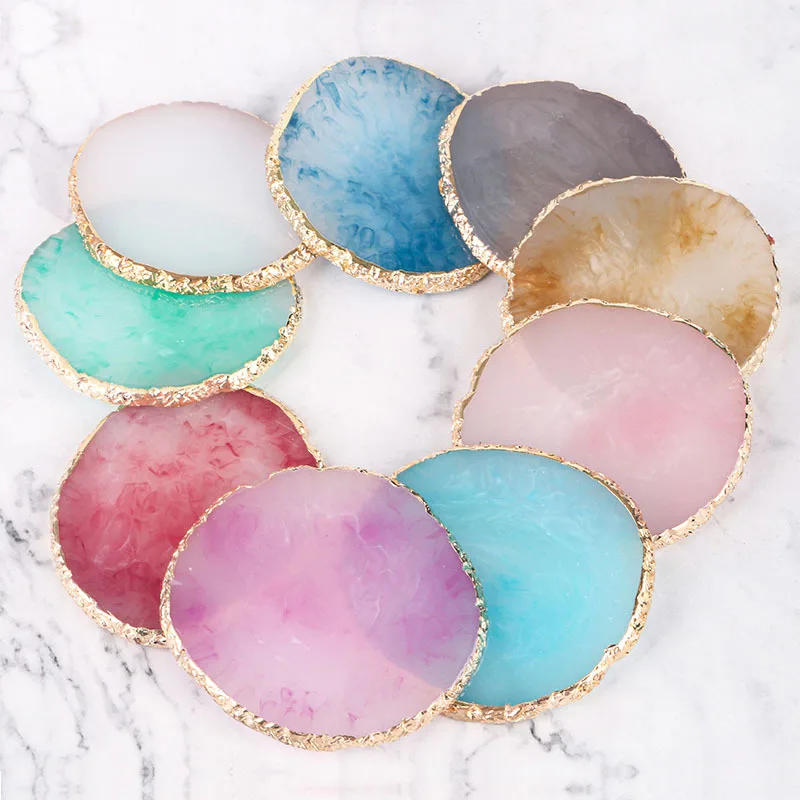 Nail Enhancement Tool Gilt Edged Resin Color Palette Imitation Crystal Agate Color Palette
Nail Enhancement Tool Gilt Edged Resin Color Palette Imitation Crystal Agate Color Palette
