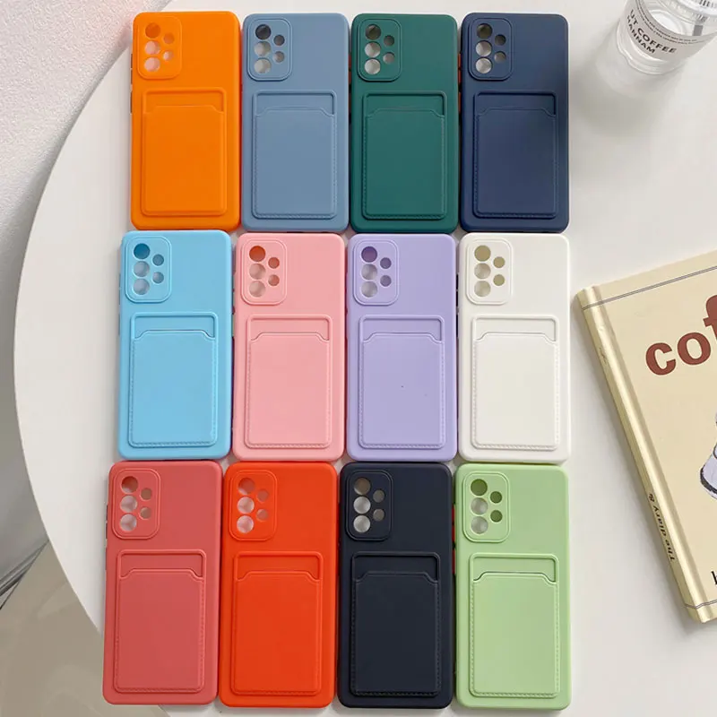 Solid Card Slot Bag Case for Samsung Galaxy A32 A12 A52 A72 A21 A22 A42 A31 A51 A71 A50 Clear Shockproof Wallet Cover Case A32
Solid Card Slot Bag Case for Samsung Galaxy A32 A12 A52 A72 A21 A22 A42 A31 A51 A71 A50 Clear Shockproof Wallet Cover Case A32