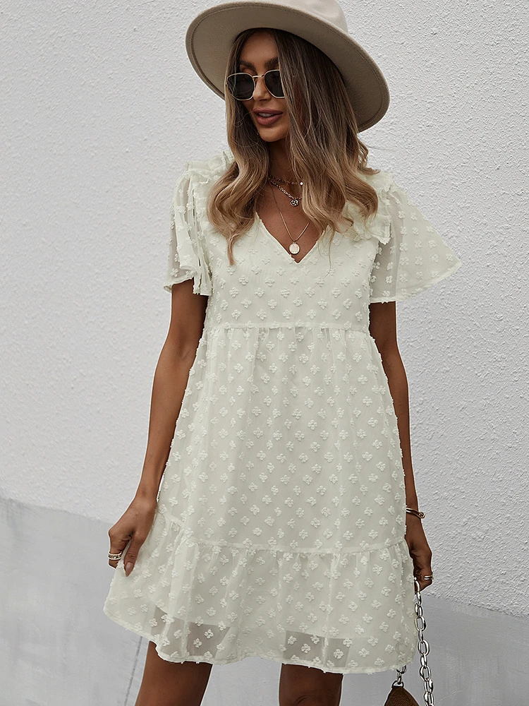 Original Design V-neck Sexy Temperament Dress 2022 Summer New Hair Ball A-line Skirt Fresh, Sweet and Chic Ladies Miniskirt
Original Design V-neck Sexy Temperament Dress 2022 Summer New Hair Ball A-line Skirt Fresh, Sweet and Chic Ladies Miniskirt