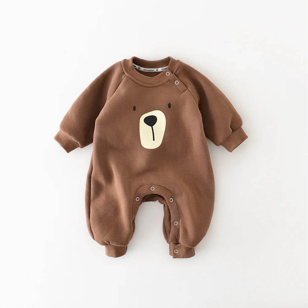 Winter Baby Rompers Cartoon Bear Toddler Girls Jumpsuits Thicken Lining Infant Clothing
Winter Baby Rompers Cartoon Bear Toddler Girls Jumpsuits Thicken Lining Infant Clothing