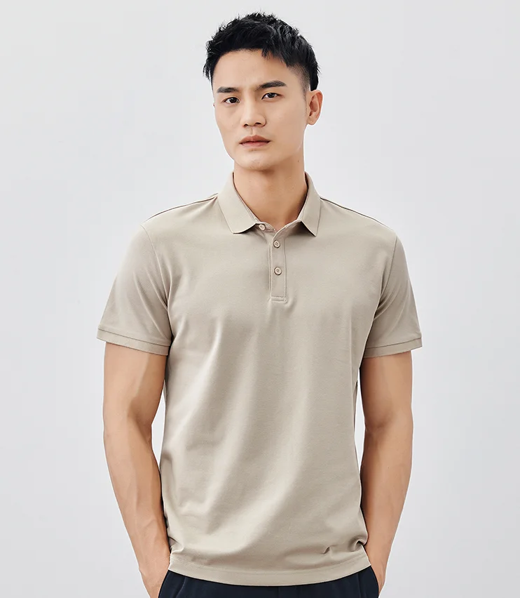 J7468 Men's casual short sleeved polo shirt men's summer new solid color half sleeved Lapel T-shirt.
J7468 Men's casual short sleeved polo shirt men's summer new solid color half sleeved Lapel T-shirt.
