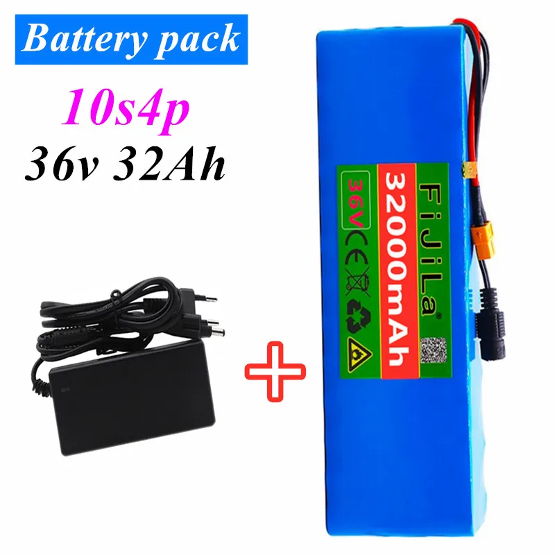 36V 10S4P 32Ah battery pack 500W high power battery 42V 32000mAh Ebike electric bicycle BMS 42v battery with xt60 plug+charger
36V 10S4P 32Ah battery pack 500W high power battery 42V 32000mAh Ebike electric bicycle BMS 42v battery with xt60 plug+charger