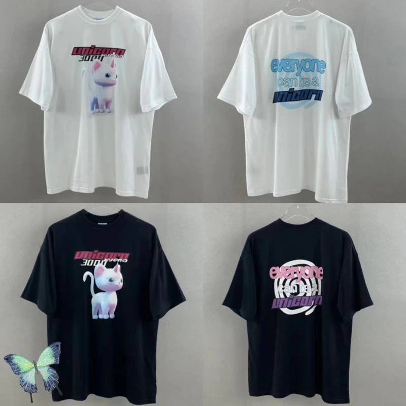 Everyone Can Be A Unicorn 2022 High Quality Back Letter Embroidery Vetements T-shirt MEN Tees Tops Spring and Summer 
Everyone Can Be A Unicorn 2022 High Quality Back Letter Embroidery Vetements T-shirt MEN Tees Tops Spring and Summer