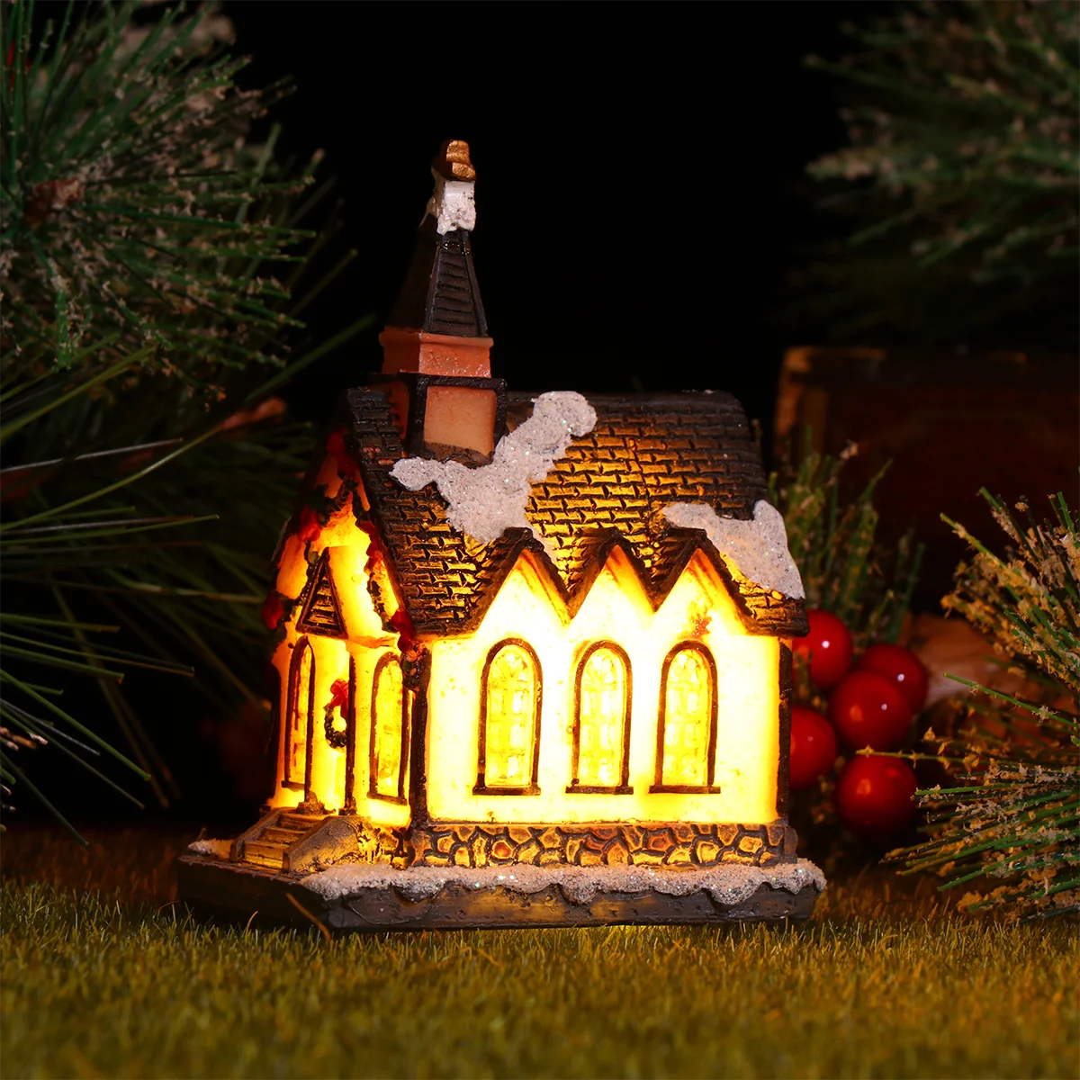 Christmas House Village Houses Mini Led Villa Snow Light Resin Miniature Scene Story Ornament Figurine Xmasluminous Ornaments
Christmas House Village Houses Mini Led Villa Snow Light Resin Miniature Scene Story Ornament Figurine Xmasluminous Ornaments