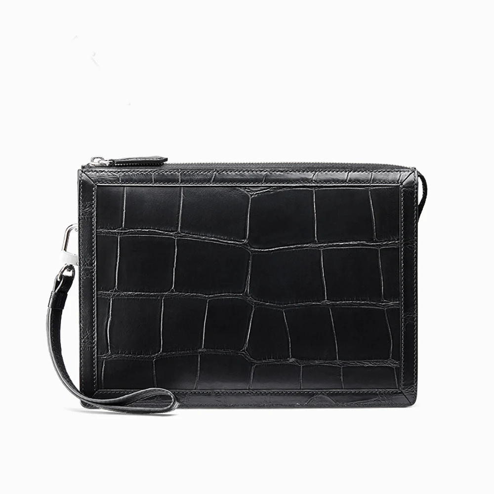 

gete new arrival Alligator skin men handbag male Clutch bag commerce leisure Large capacity Men envelope bag men crocodile bag