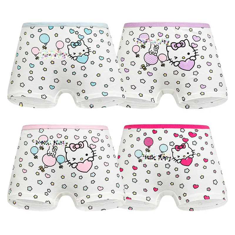 Хлопковые трусы-боксеры для девочек, с мультяшным принтом «Hello Kitty My Melody»
Хлопковые трусы-боксеры для девочек, с мультяшным принтом «Hello Kitty My Melody»