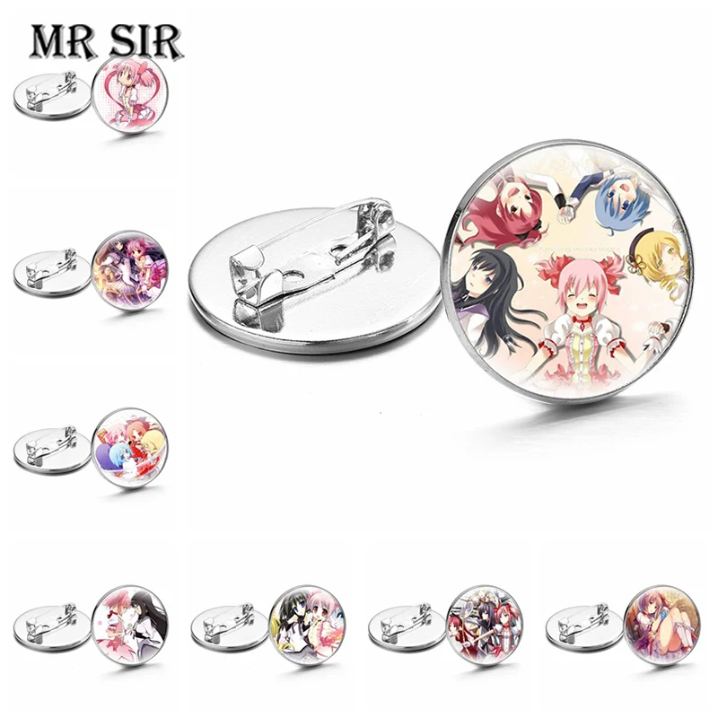 Puella Magi Madoka Magica Badges Clothing Backpacks Decoration Kaname Madoka Metal Brooch Icon Akemi Homura Collection Breastpin
Puella Magi Madoka Magica Badges Clothing Backpacks Decoration Kaname Madoka Metal Brooch Icon Akemi Homura Collection Breastpin