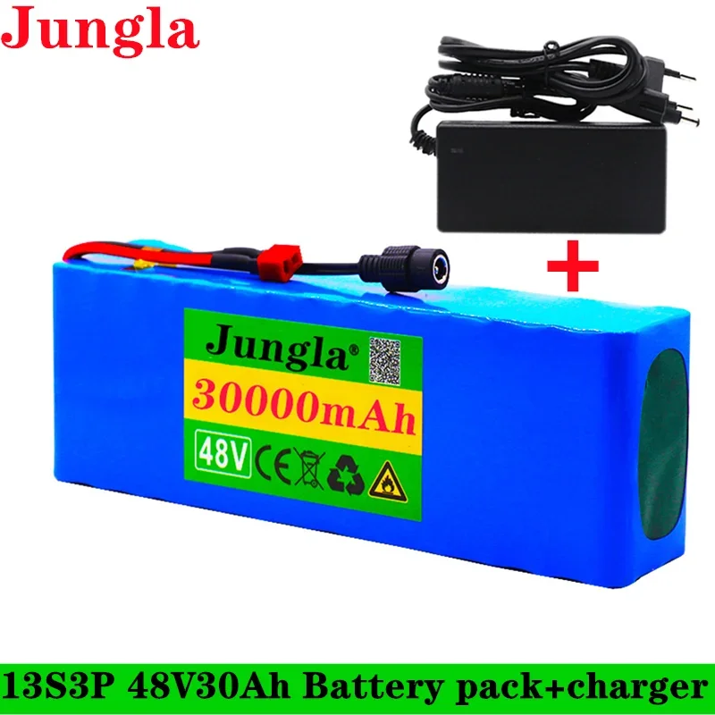 48V Lithium Ion Batterij 48V 30Ah 1000W 13S3P Lithium Ion Batterij Voor 54.6V E-fiets Elektrische Fiets Scooter Met Bms + Lader
48V Lithium Ion Batterij 48V 30Ah 1000W 13S3P Lithium Ion Batterij Voor 54.6V E-fiets Elektrische Fiets Scooter Met Bms + Lader