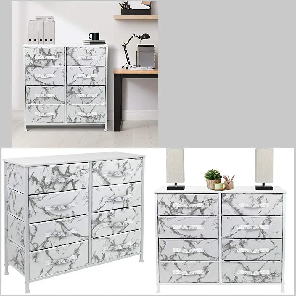 Luxurious 8 Drawers Steel & Wood Top Storage Chest Unit with Easy to Pull Fabric Bins, Perfect for Bedroom, Hallway & Closet.
Luxurious 8 Drawers Steel & Wood Top Storage Chest Unit with Easy to Pull Fabric Bins, Perfect for Bedroom, Hallway & Closet.