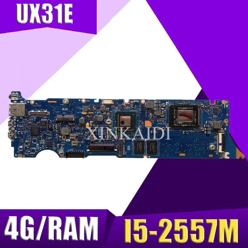 XinKaidi UX31E Laptop motherboard for ASUS UX31E UX31 Test original mainboard 4G RAM I5-2557M
XinKaidi UX31E Laptop motherboard for ASUS UX31E UX31 Test original mainboard 4G RAM I5-2557M