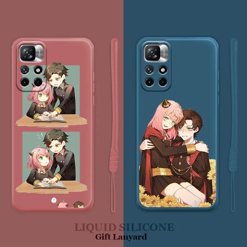 Square Liquid Case For Xiaomi Redmi Note 11 11T 9 9S 8 10 Pro for Redmi 8 9T 9A 9C 10C K40 Shell Spy×Family Damian Embrace Anya
Square Liquid Case For Xiaomi Redmi Note 11 11T 9 9S 8 10 Pro for Redmi 8 9T 9A 9C 10C K40 Shell Spy×Family Damian Embrace Anya