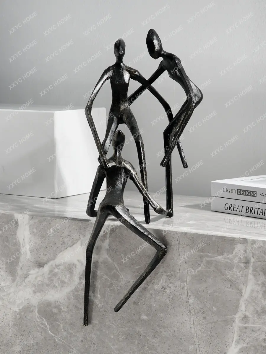 Modern Minimalistic Black Cast Iron Metal Figure Decoration Creative Abstract Crafts
Modern Minimalistic Black Cast Iron Metal Figure Decoration Creative Abstract Crafts
