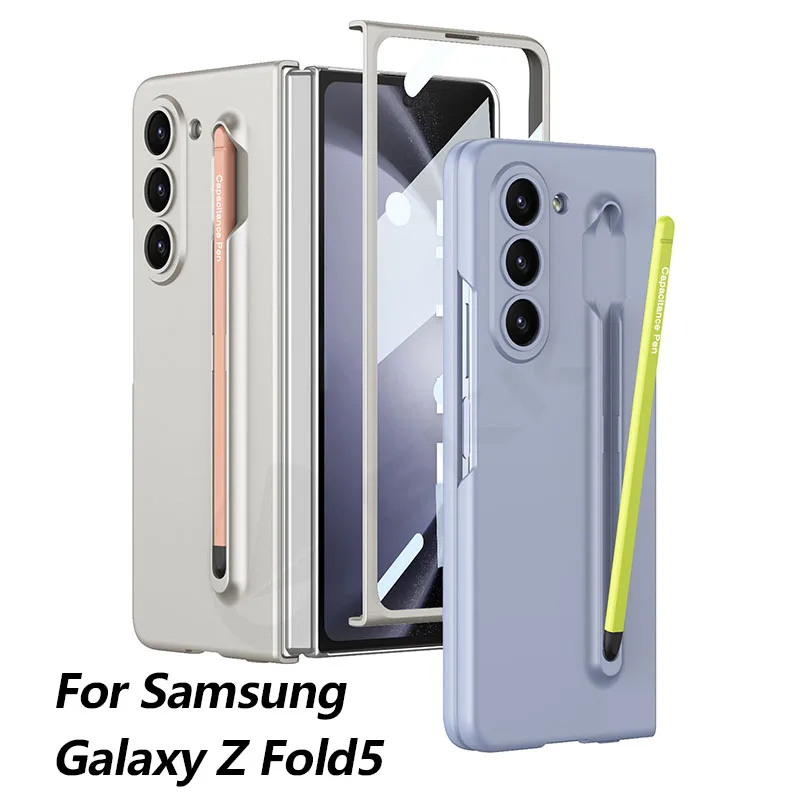 Оригинальный чехол GKK для Samsung Galaxy Z, складной чехол 5 дюймов, ультратонкая пленка для экрана, держатель для ручек, Матовый Жесткий чехол из поликарбоната для Galaxy Z Fold5
Оригинальный чехол GKK для Samsung Galaxy Z, складной чехол 5 дюймов, ультратонкая пленка для экрана, держатель для ручек, Матовый Жесткий чехол из поликарбоната для Galaxy Z Fold5