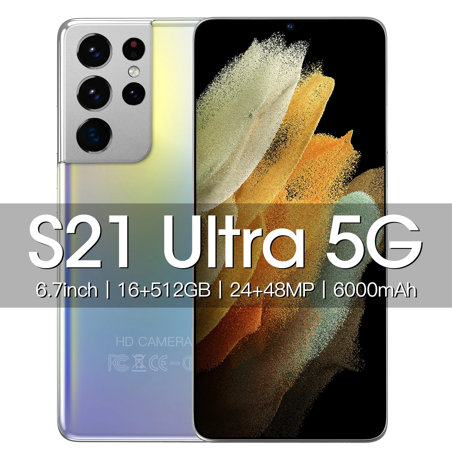 Смартфон глобальная версия S21 Ultra, Android, 6,7 дюйма, 16 ГБ, 512 ГБ, смартфон с двумя Sim-картами, 6800 мАч, разблокированные мобильные телефоны
Смартфон глобальная версия S21 Ultra, Android, 6,7 дюйма, 16 ГБ, 512 ГБ, смартфон с двумя Sim-картами, 6800 мАч, разблокированные мобильные телефоны
