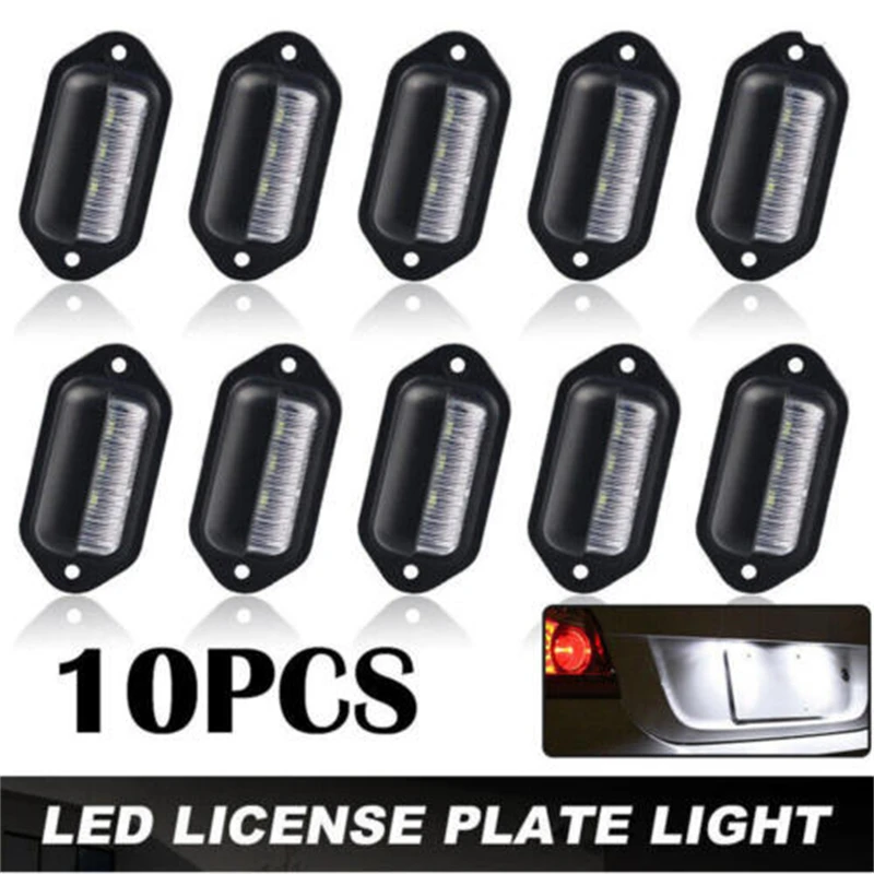 5-10set 6 LED Car License Number Plate Light For SUV Truck Trailer Van Tag Step Lamp White Bulbs Car Product License Plate Light
5-10set 6 LED Car License Number Plate Light For SUV Truck Trailer Van Tag Step Lamp White Bulbs Car Product License Plate Light