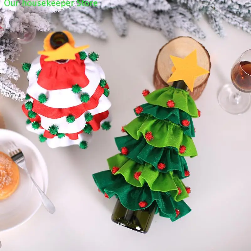 Christmas decorations Christmas Tree Fve-star Red Wine Bottle Gift Boxes Bags Party Ornament Decor Table Xmas
Christmas decorations Christmas Tree Fve-star Red Wine Bottle Gift Boxes Bags Party Ornament Decor Table Xmas