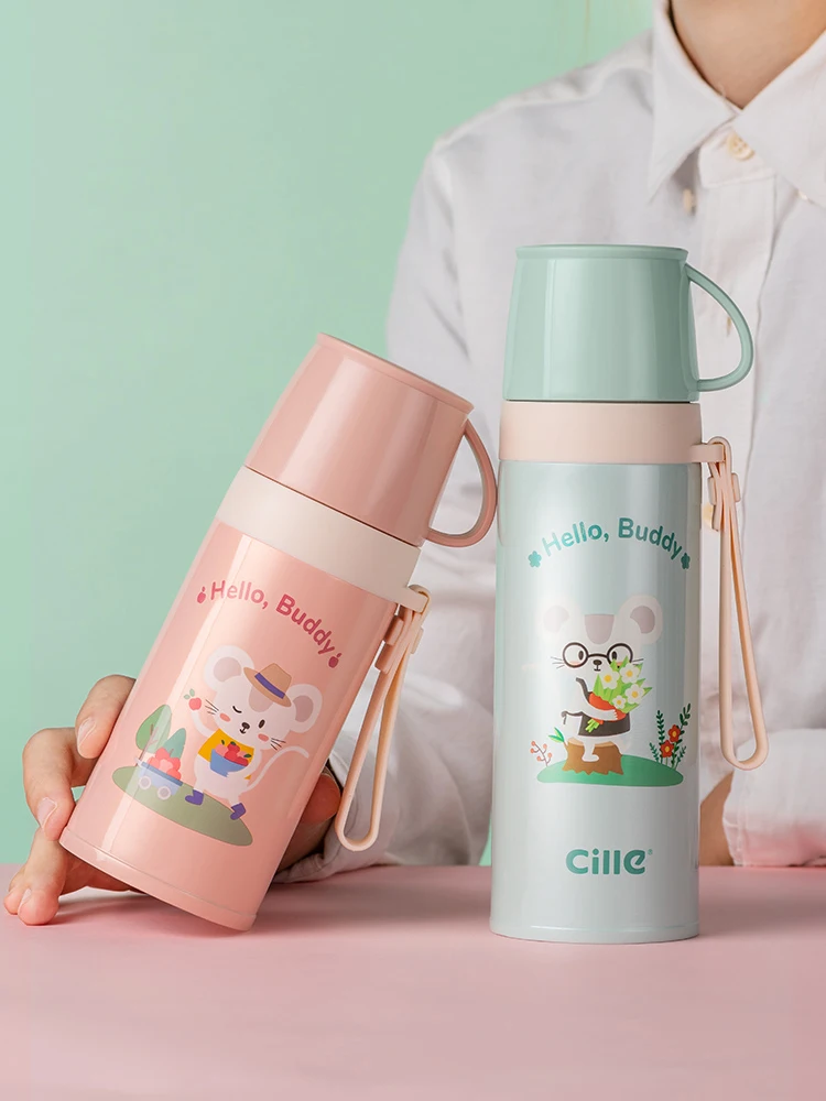Thermos Cup Stainless Steel Water Cup for Pupils and Children Anti Falling Cup Simple and Lovely Portable Kettle for Men
Thermos Cup Stainless Steel Water Cup for Pupils and Children Anti Falling Cup Simple and Lovely Portable Kettle for Men