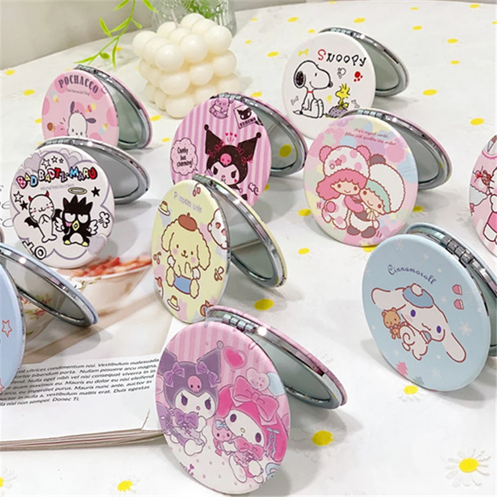 Kawaii Kuromi My Melody Mini Makeup Compact Pocket Mirror Portable Two-Side Folding Make Up Mirror Girly Cosmetic Mirrors Gifts
Kawaii Kuromi My Melody Mini Makeup Compact Pocket Mirror Portable Two-Side Folding Make Up Mirror Girly Cosmetic Mirrors Gifts