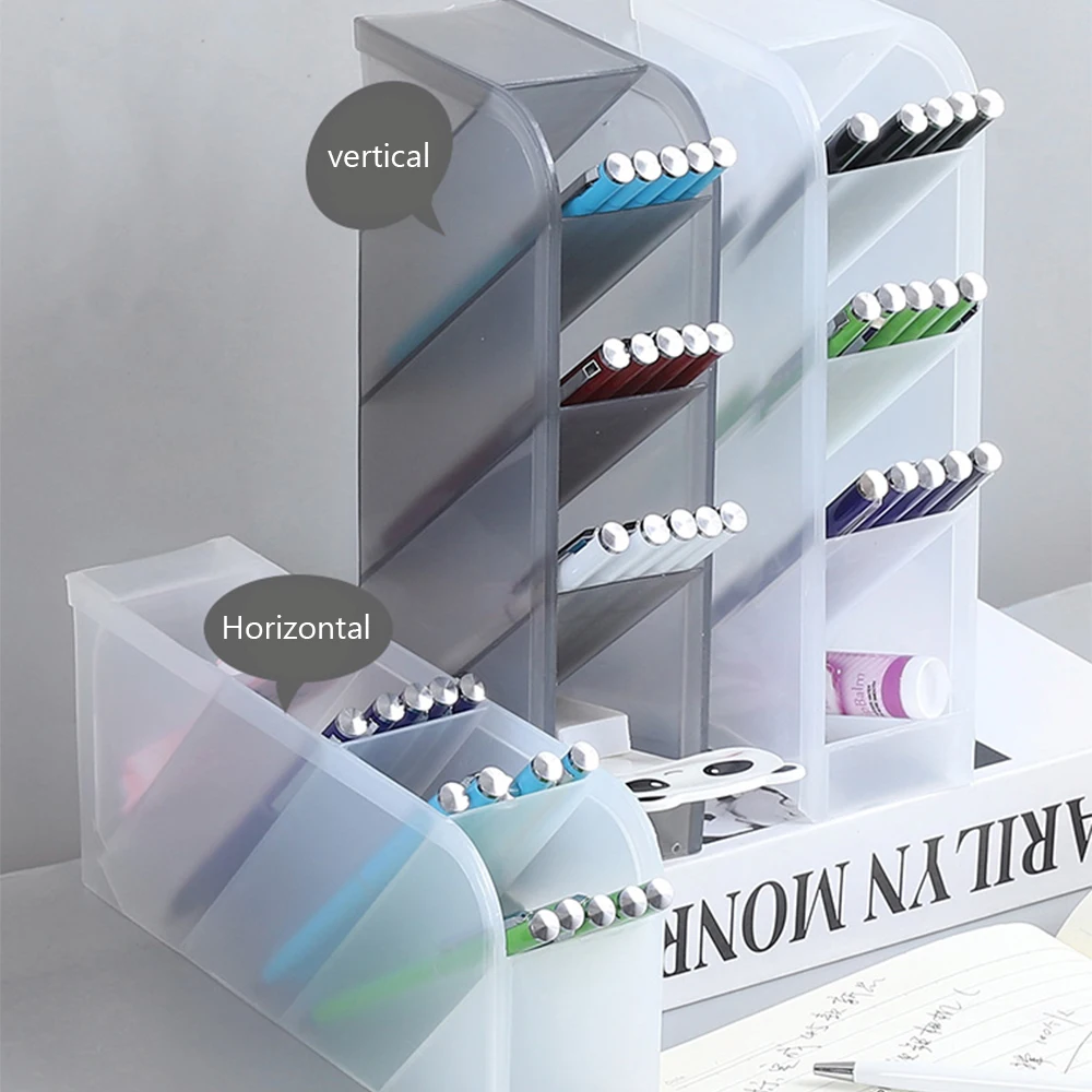 Creative Multifunctional 4 Grid Desktop Organizer Pen Holder Makeup Storage Box School Office Accessories Stationery
Creative Multifunctional 4 Grid Desktop Organizer Pen Holder Makeup Storage Box School Office Accessories Stationery