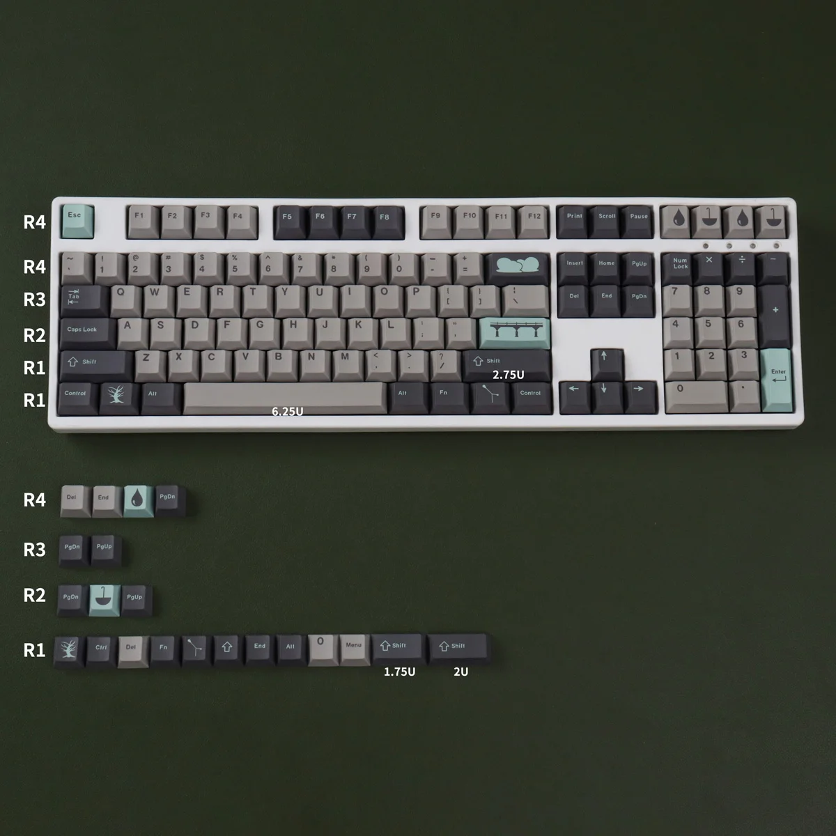 Rainy Day 129 Keys PBT Keycaps Key Cap Cherry Profile DYE Sublimation MX Cross Axis Switch for Mechanical Keyboard 61 68 87 108
Rainy Day 129 Keys PBT Keycaps Key Cap Cherry Profile DYE Sublimation MX Cross Axis Switch for Mechanical Keyboard 61 68 87 108